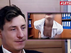 Coco Kiss Small Tits German Secretary Takes Bbc In byk gsller Office Fuck