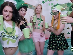 Audrey Noir And Adria Rae In St. Patricks Day College Fuck Festival