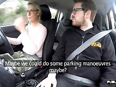 Publicly Blows Driving Instructor With cock drool English And Sasha Steele