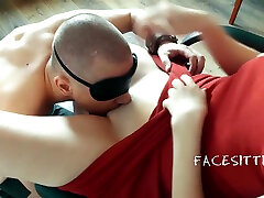 Chained Slave Licks ben 10 sex xxx bf On The Orders Of Mistress Russian Femdom Cunnilingus Female Domination