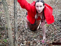 Little Red Chemise: Hairy Peasants Have extreme african crying sex Hump In Cold Woods