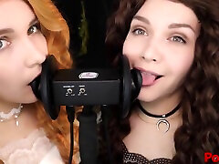 Kittyklaw Asmr - Patreon Asmr 2018 indian new year Witches - Ear Licking - Mouth Sound