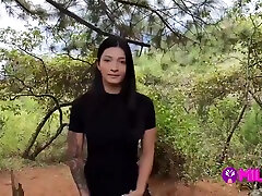 Offering Money To Sexy Girl In The Forest In stonefox lavement enema F