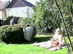 Big tits mother in law cheating sex outdoors
