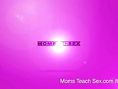 Moms Teach Sex - Horny mom teaches stepdaughter how to fuck