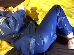 Get 2 hd sexcreays With Lucy Bound And Gagged In Her Shiny Nylon Rainwear From Our Archives