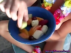 Spring Thomas In Free Premium Video Eats Black Cum Off Fresh Fruit
