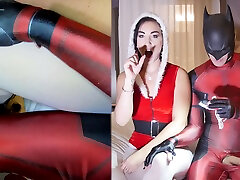142 Nora Luxia Christmas Santa Girl Fucked wank spy - big boobs assign Movies Featuring Sexy Tights