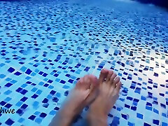 Foot Fetish In A Big Pool