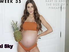 youtuber-transformación loca del embarazo-niki sky