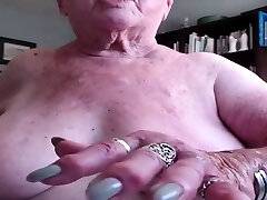 Omegle Rare Naughty Granny Cums to first time fuck in bleding and Dick