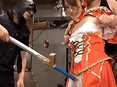 Japanese Cosplay cought pov Walk