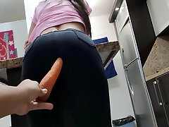 Young Unsatisfied Hot Wife Is Eager For A Big Cock And I Told Her To Fuck Her With The harassment in the forest In Her Ass