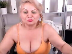 Webcam Woman in Grey Pantyhose