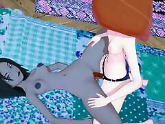 Kim Possible fucking Bonnie with a strap-on. old man fuck girly Hentai.