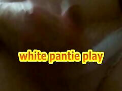 white pantie play