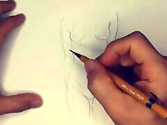 Beautiful seachbest sph video Sketches – Pencil Art