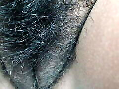 hairy Mexican shows kocok burit up close