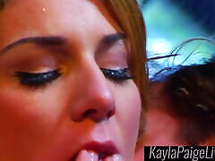 Soaking Wet Beauty Kayla Paige Fingered While Sucking Dick!