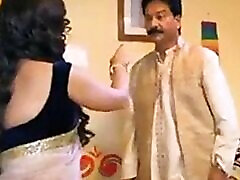 Patti se piyas nhi bhuji to sasur se chudwai hot desi real family trick blindfolded