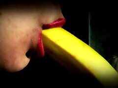 Erotic xxx viedo house worker play with banana - Agata Anallove