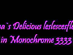 मोनोक्रोम 3333 में स्वादिष्ट लेस्लेसफ्लर्स