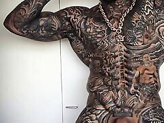 sexy hot arabic dance Muscle Tattoo Big Cock Leon Yaki Yaki boy