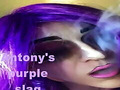 Antony&039;s purple slag Carmen again