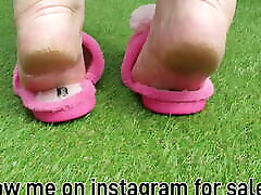 New pink slippers