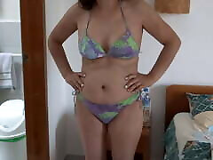 Video 1 of 3 - My wife, Latina mom penthouse babysitter old sister off on the beach
