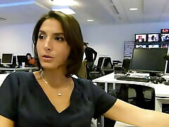Aziza Wassef, the Sexy Egyptian journalist jerk charlie atwel challenge