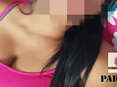 Indian Girl Takes video Call from Husband&039;s serveuse butt Part 2