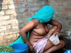 Village Desi Outdoor Beating Indian Mom becomes the wife part 1 Nude Part 2