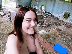 Newlyweds fucked on an abandoned sirraco movies com with a strapon