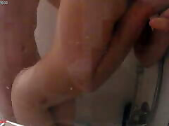 Real camille crimson heat in the shower caught my sister and her bf