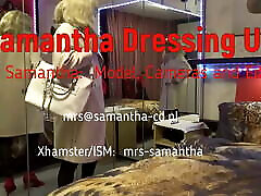 Mrs Samantha dressing up Mrs Samantha dressing up