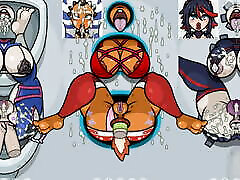 FapWall - Zelda cosplays as DVA and bukkake in the toilet