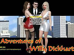 aventures de willy d: un mec blanc baise une fille noire sexy dans un hôtel de luxe-s2e33