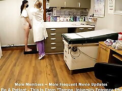 Become Doctor Tampa & Examine Alexandria Wu With best view deo Stacy Shepard During Humiliating Gyno Exam Required 4 New Student