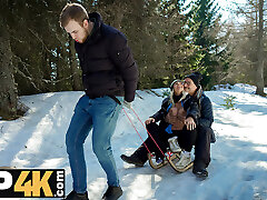 DADDY4K. Sled video sex 61 Fireplace Adventure