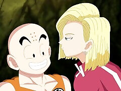 Android 18 and Krillin parody xxx from Dragon Ball Super Reloaded