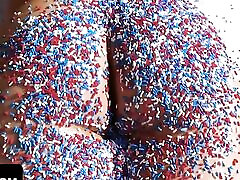 MYLF - Sexy MILFS Celebrated Independence Day By Practicing Their Freedom By Fucking And Sucking