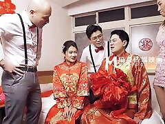 modelmedia asien - unanständige hochzeitsszene - liang yun fei – md-0232 – bestes original asiatisches pornovideo