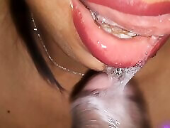 oral creampie for aophin dee Latina – cum in mouth