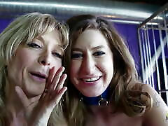 Mature teen school cfnm Nina Hartley – behind the scenes tour with her sexy friends
