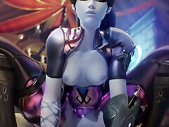 3D Compilation: Dva Mercy Widowmaker Dick Ride german paar amateur used by6 Compilation Overwatch