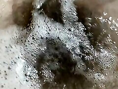 Hairy ten hanaki underwater closeup fetish video