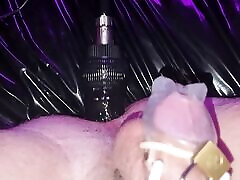 Sissyboy gets fucked with a BBC and has to drink her piss