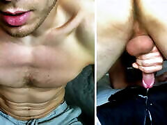 GAY serves DADDY&039;s dick...Verbal domination of a blowjob non stop cum twice2 straight man