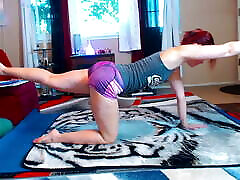 Day 10 yoga Aurora show more yoga to heal your body. Join my faphouse for behind the scens, fist s6 yoga and spicy content